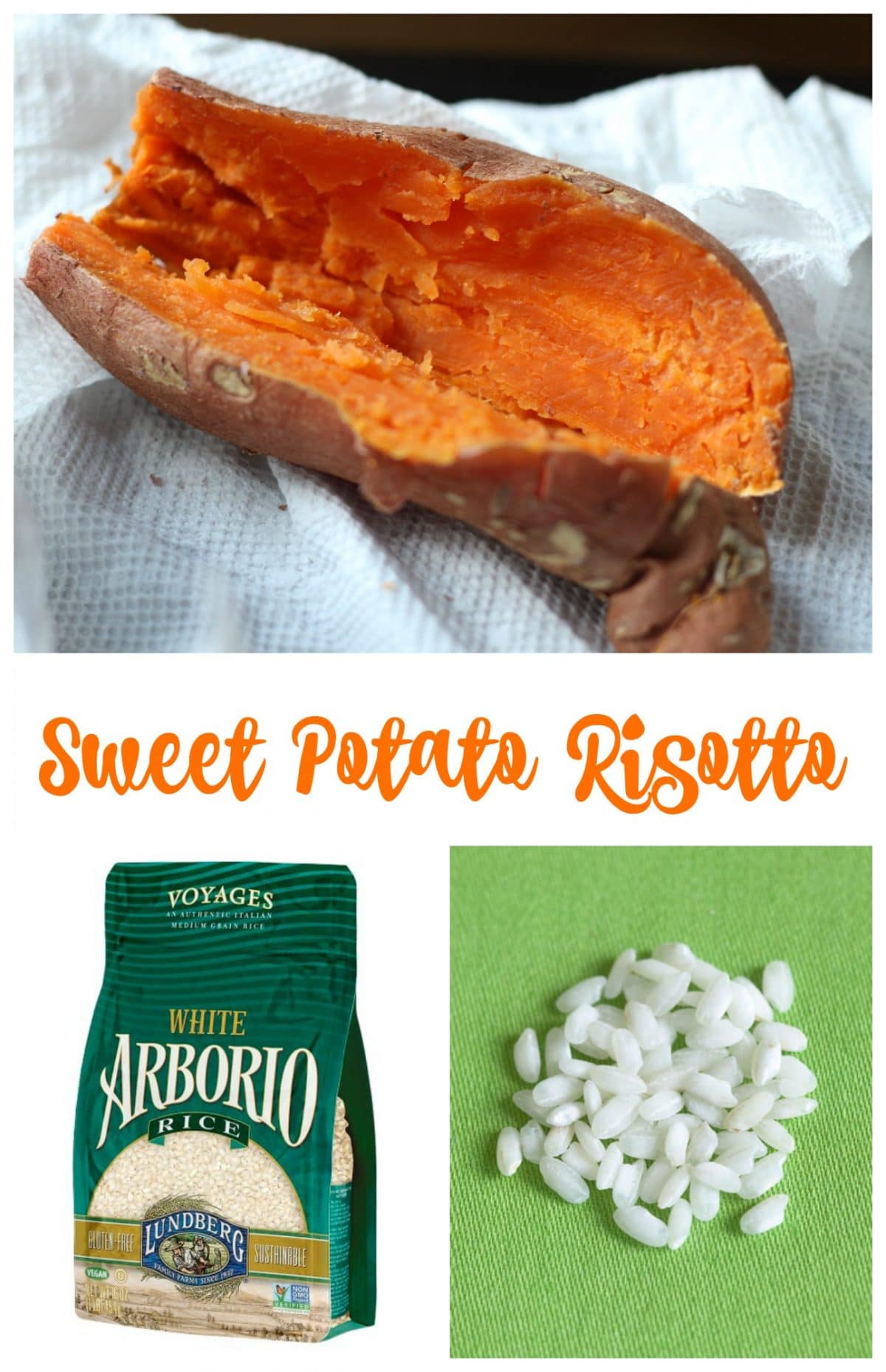 Sweet Potato Risotto || Erin Brighton | gluten free recipes | vegetarian | easy dinners | one pot meals
