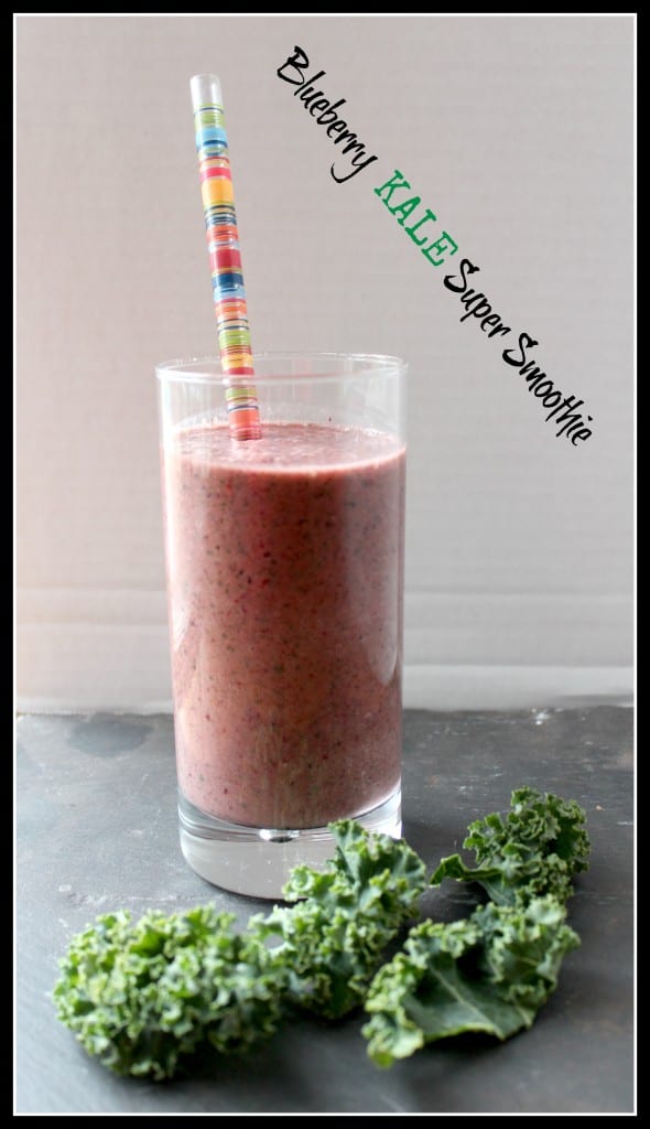 Blueberry Kale Super Smoothie