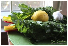 Garlic, Lemon, and Swiss Chard