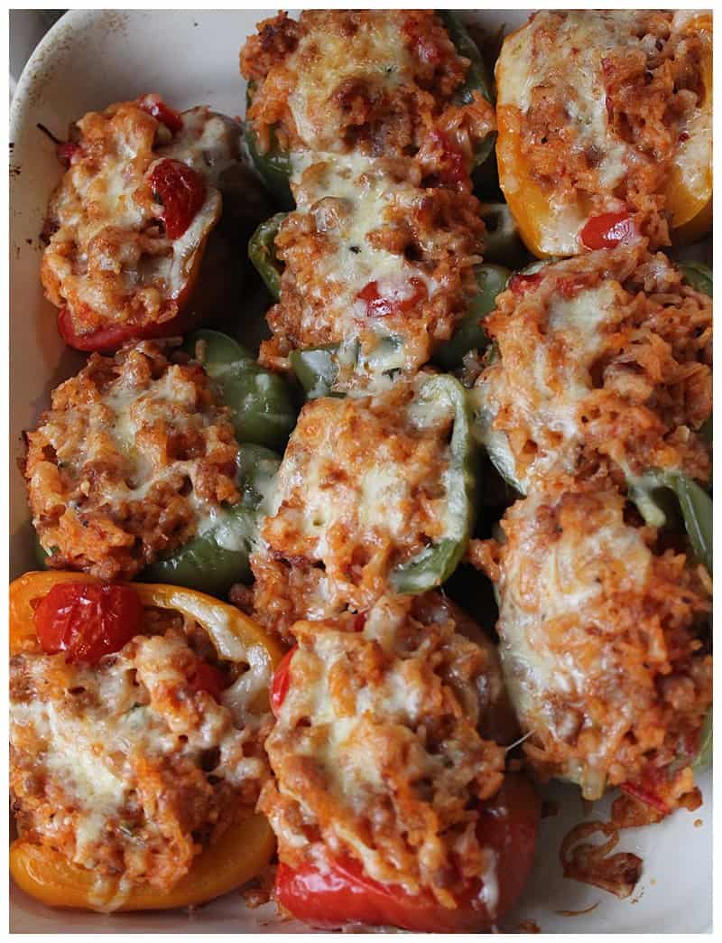 Italian Baked Stuffed Peppers