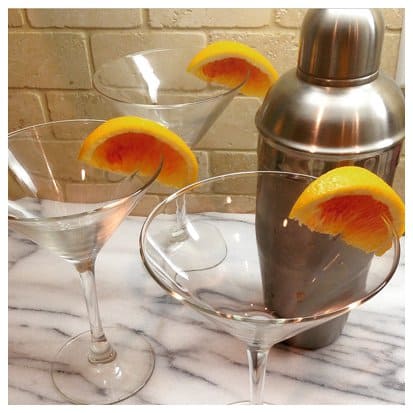 Blood Orange Martinis