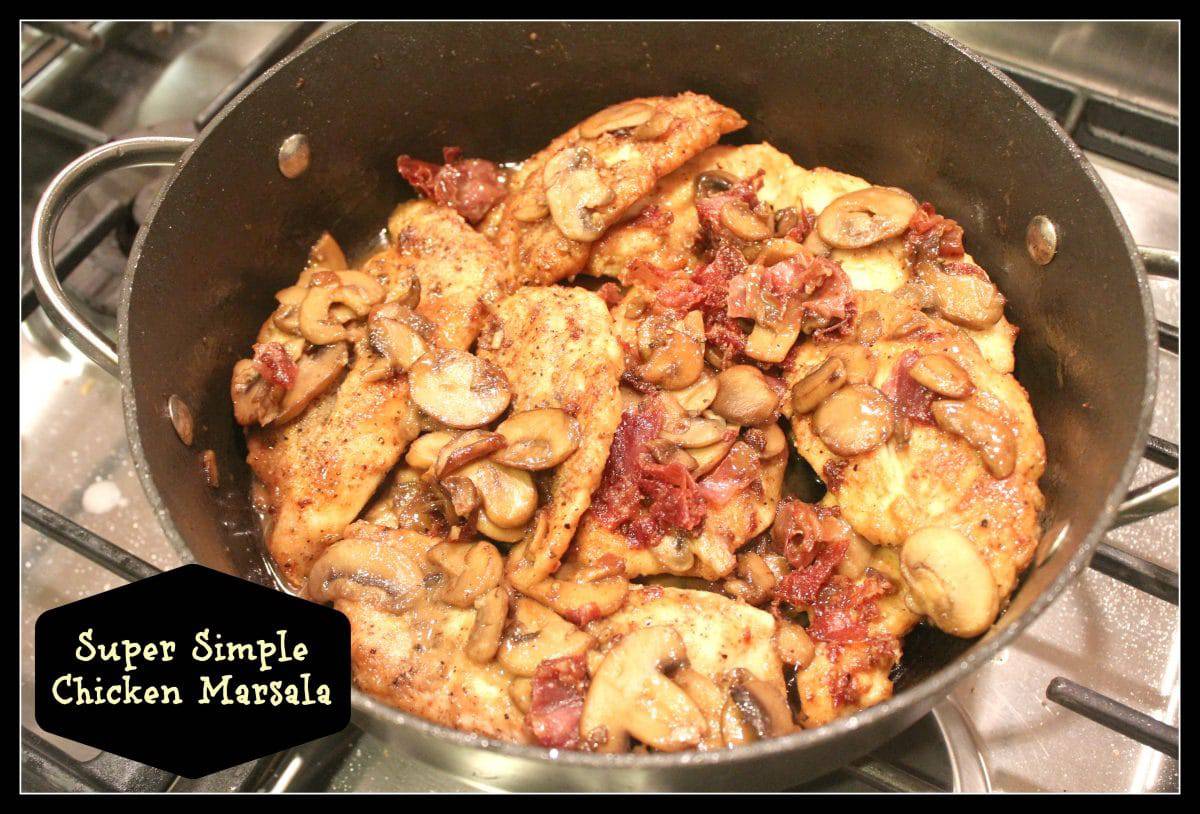super simple chicken marsala