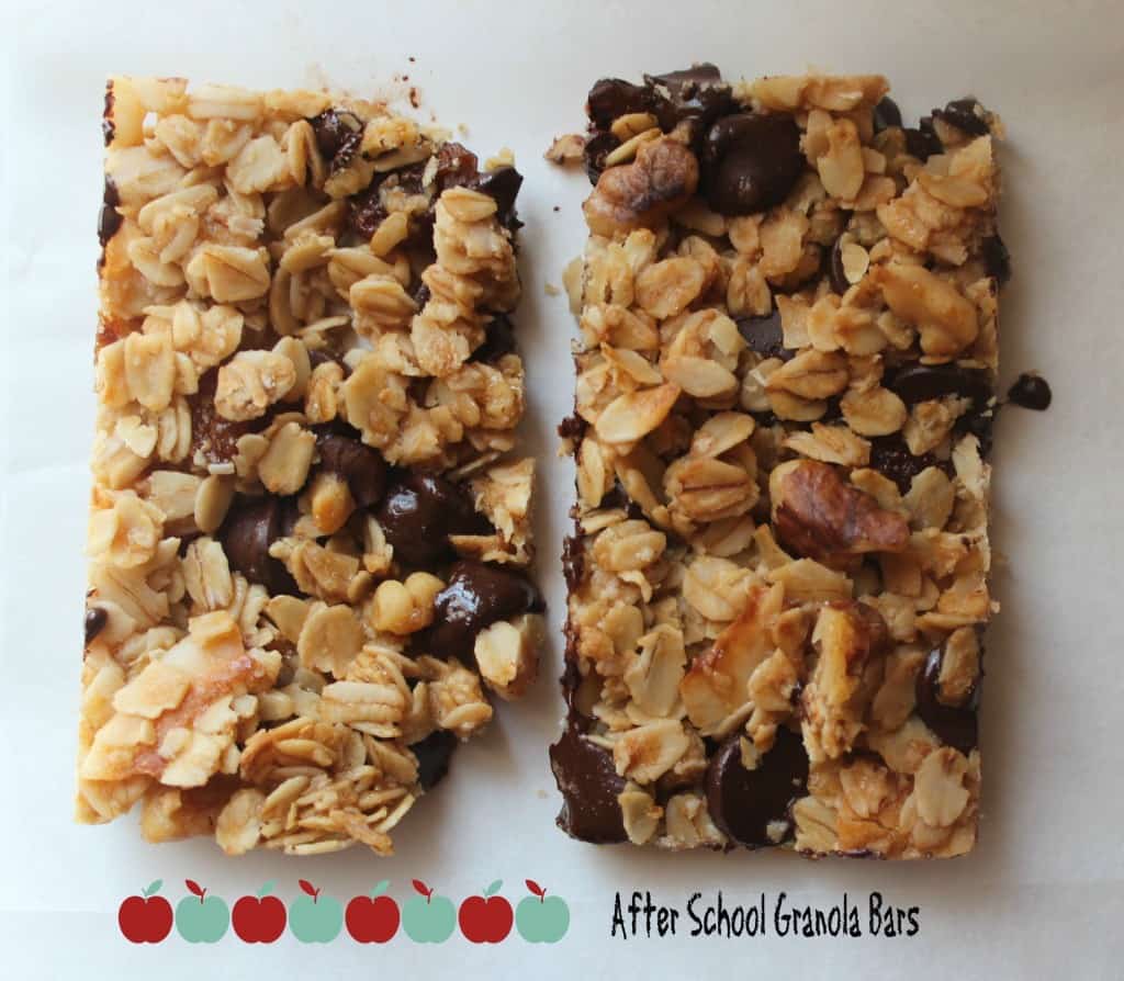 Homemade Chocolate Chip Granola Bars