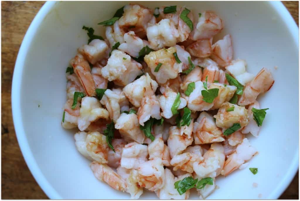 Tamari Poached Shrimp