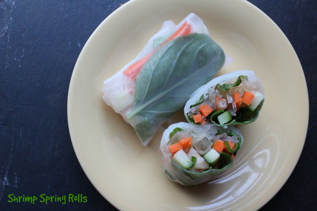 Simple Shrimp Spring Rolls