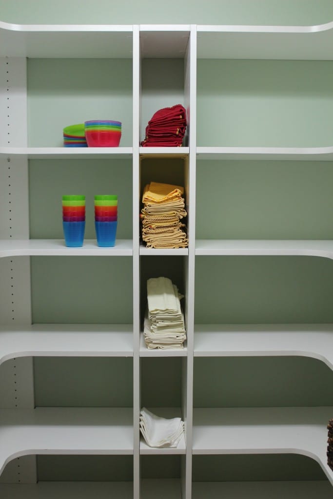 Pantry shelves