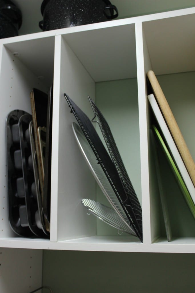 Vertical shelving
