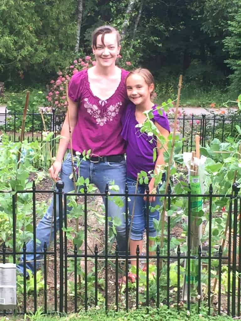 In the garden
