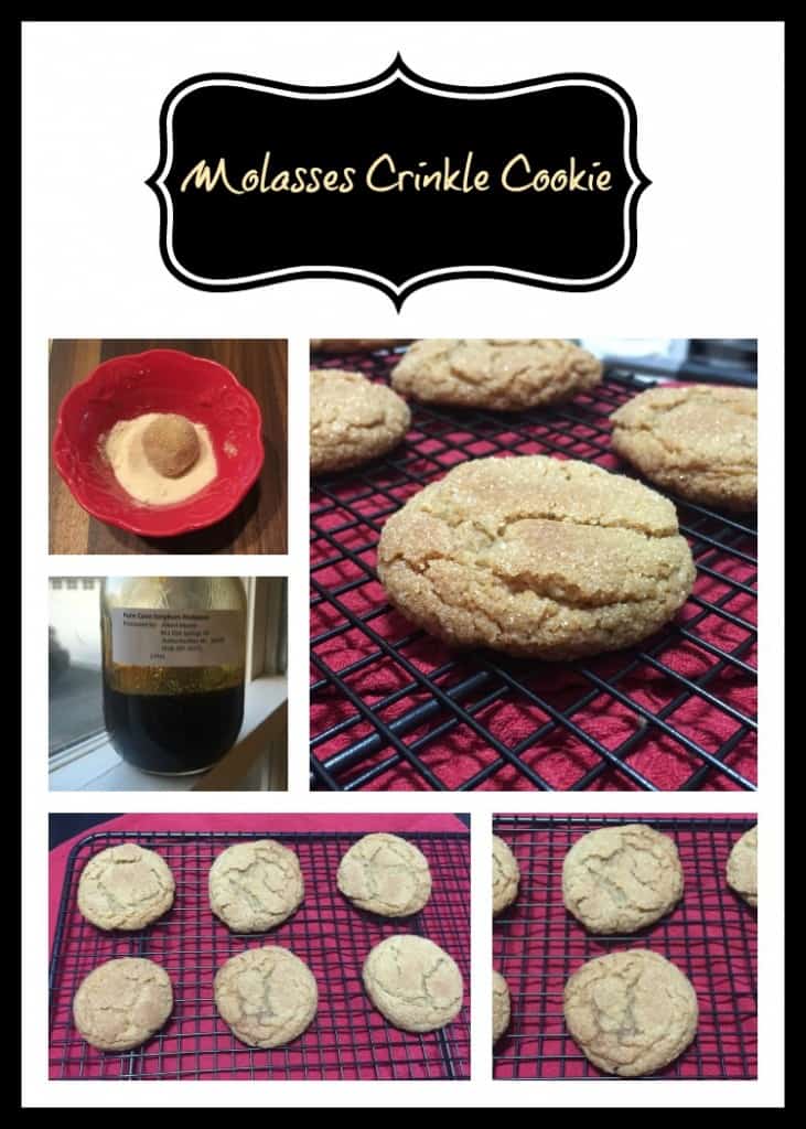 Molasses Crinkle Cookies