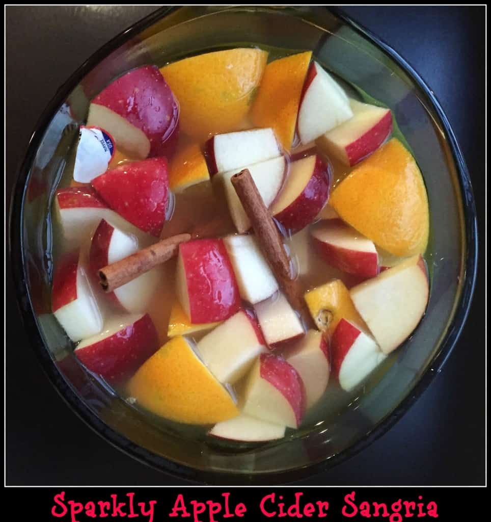 Sparkly Apple Cider Sangria