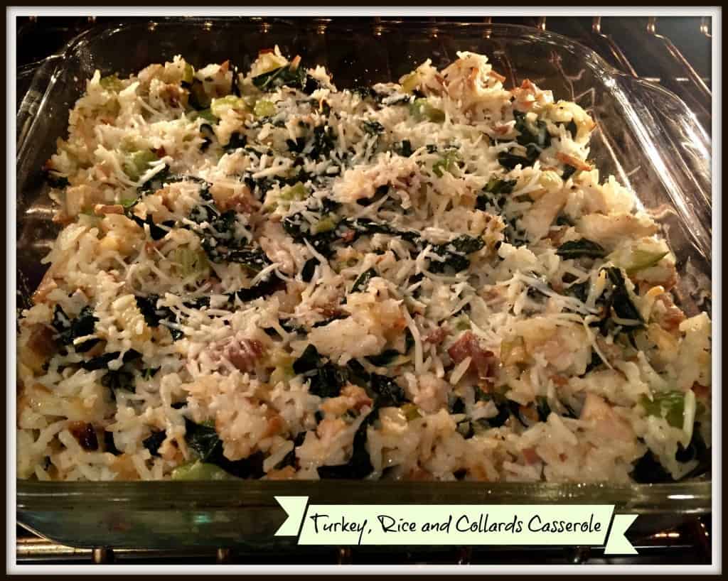 Turkey, Rice, and Collards Casserole