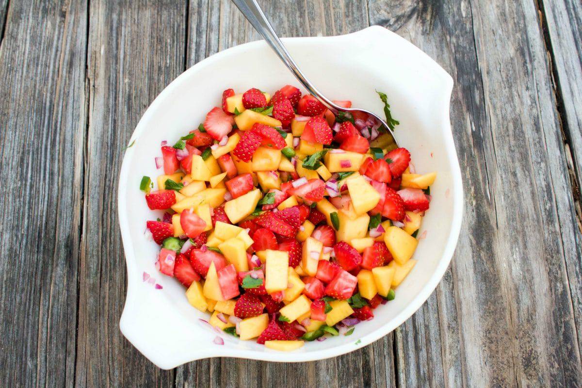 Strawberry Mango Salsa