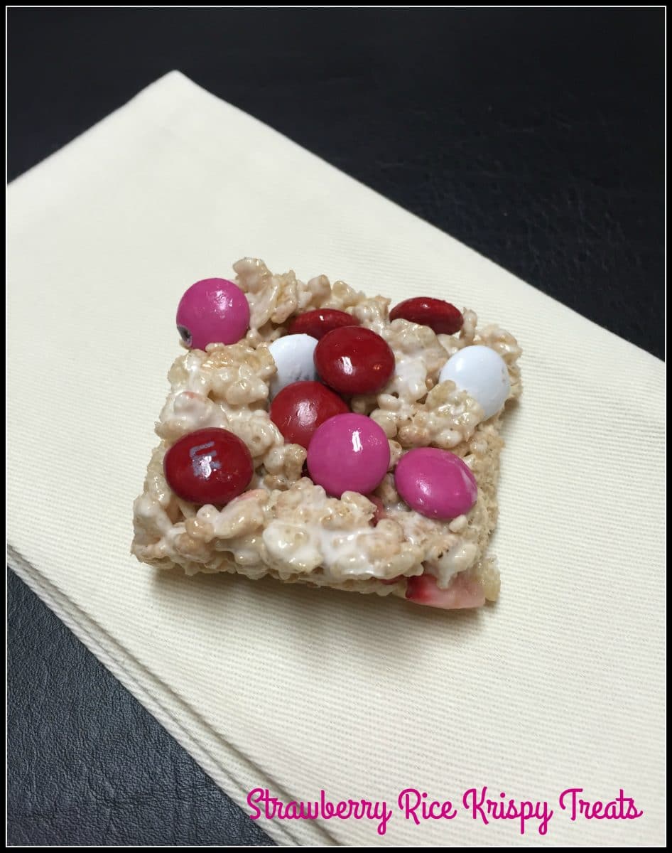 Strawberry Rice Krispy Treats