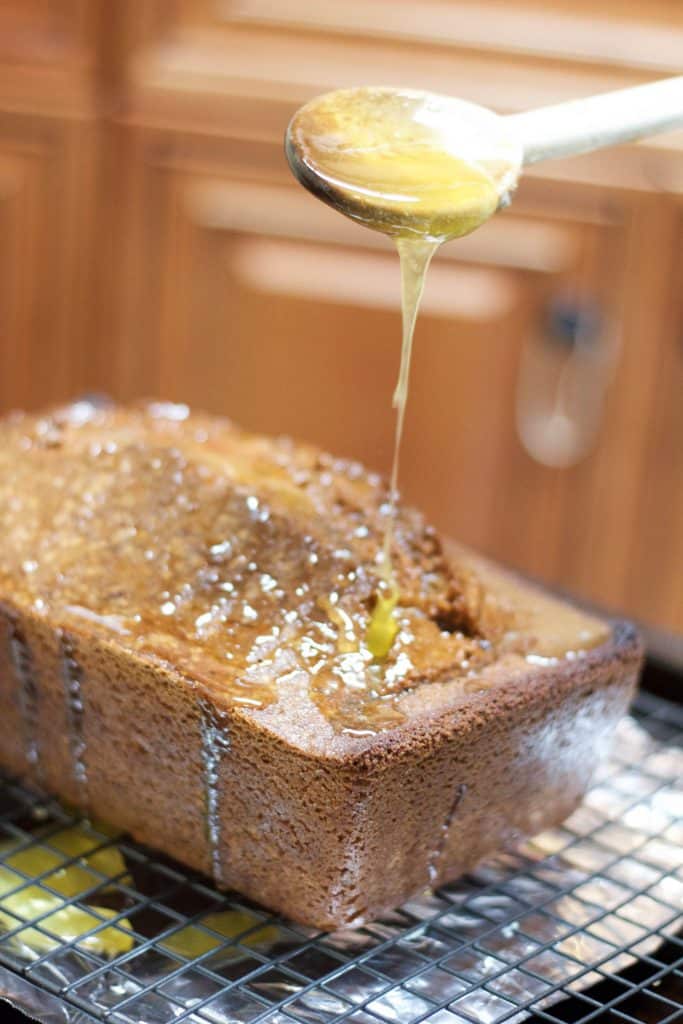 Poppy Seed bread with citrus glaze