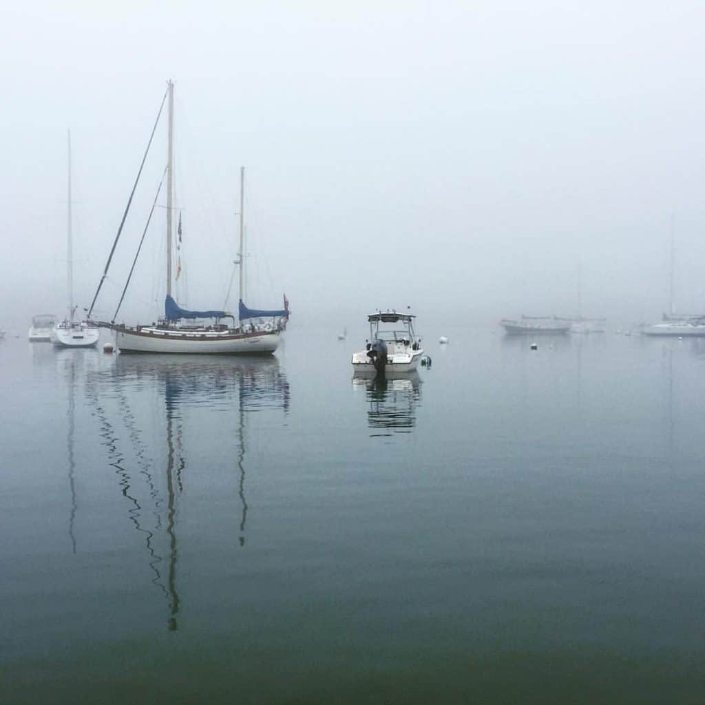Fog in Scituate Harbor