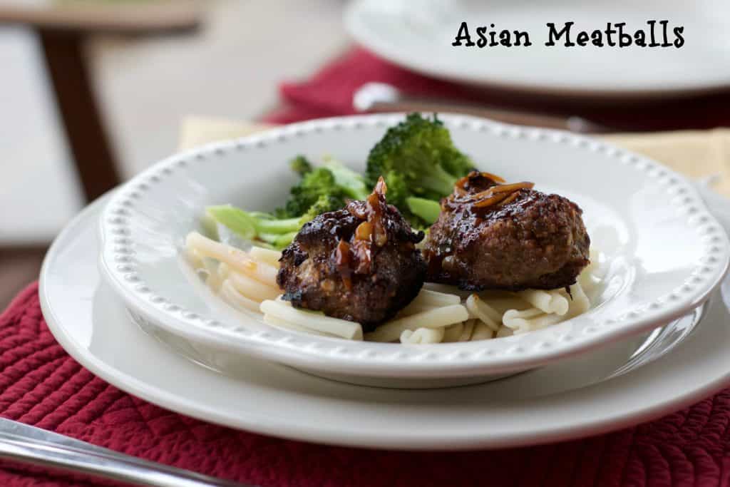 Asian Meatballs With Garlicky Hoisin Sauce || Erin Brighton | gluten free | got to be NC | kid friendly | easy dinners
