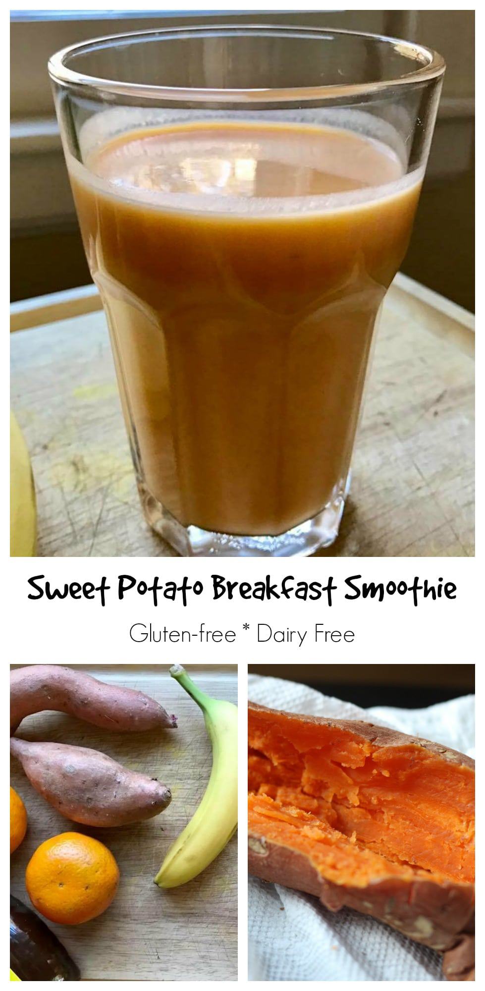 Sweet potato breakfast smoothie || Erin Brighton | dairy free | vegan | smoothies | easy breakfast | eat local | Got To Be NC