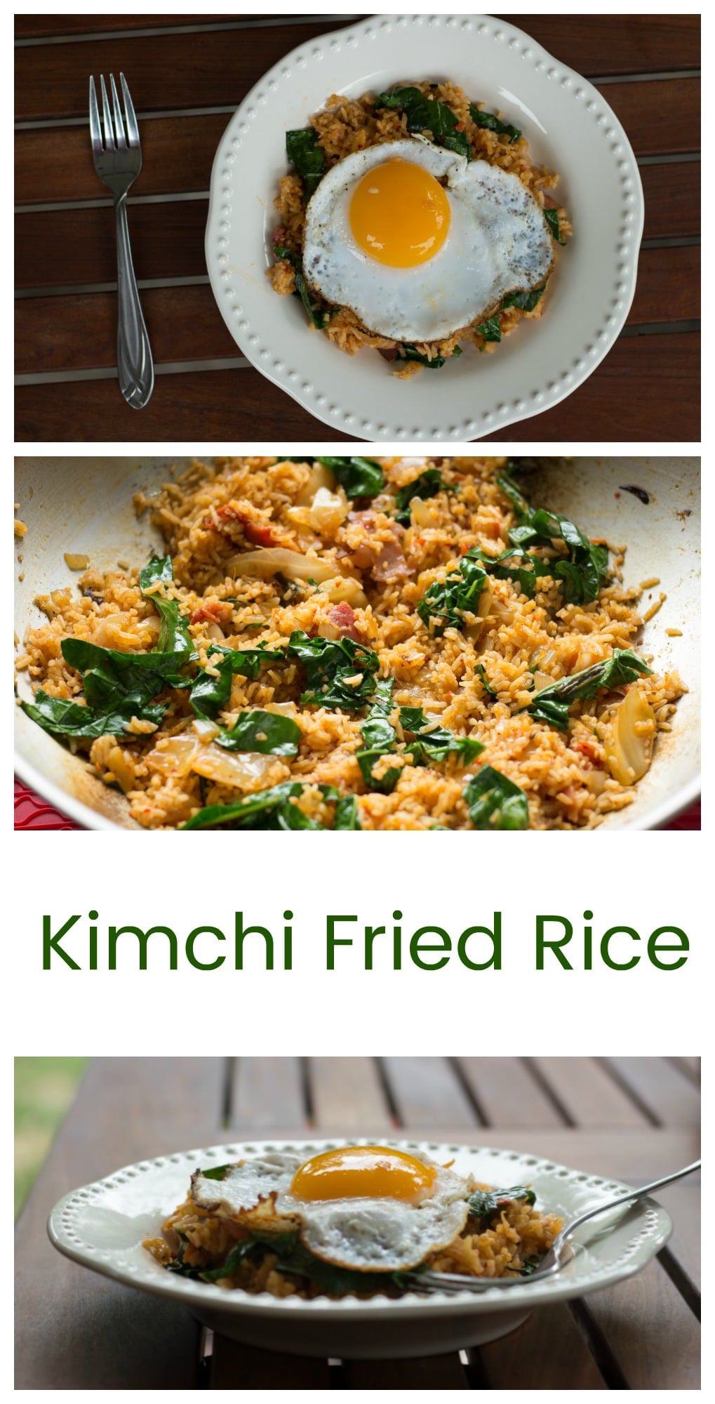 Kimchi Fried Rice With Kale || Erin Brighton | vegetarian | gluten free recipes | easy dinners