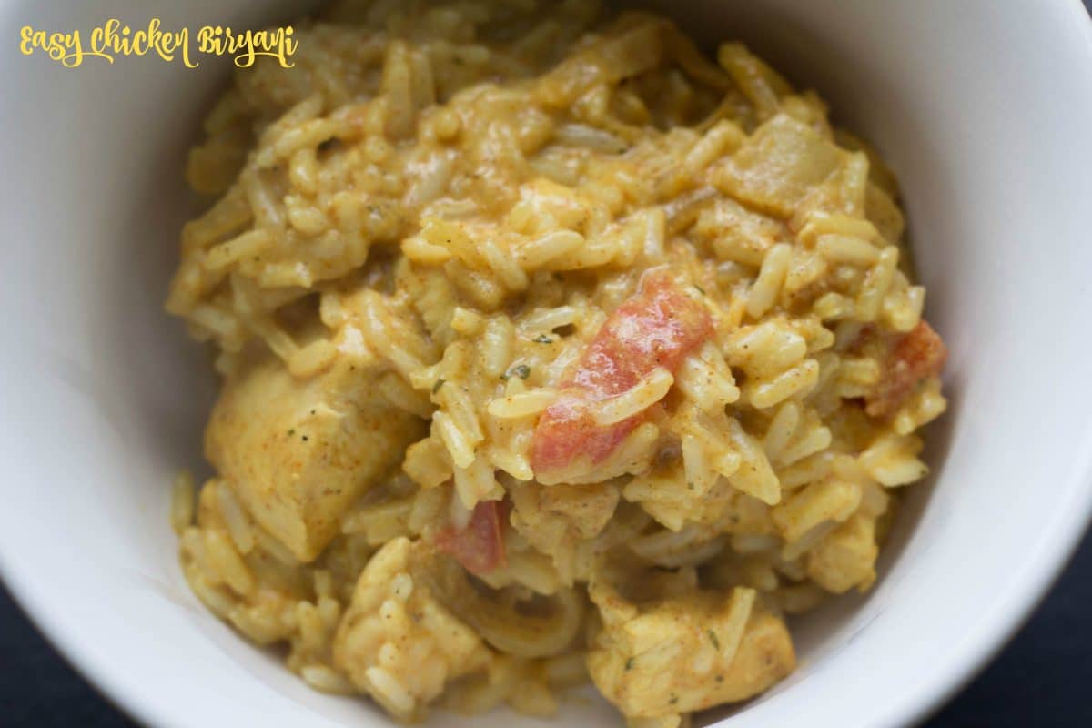 Easy Chicken Biryani | Erin Brighton | gluten free | easy dinners | Indian