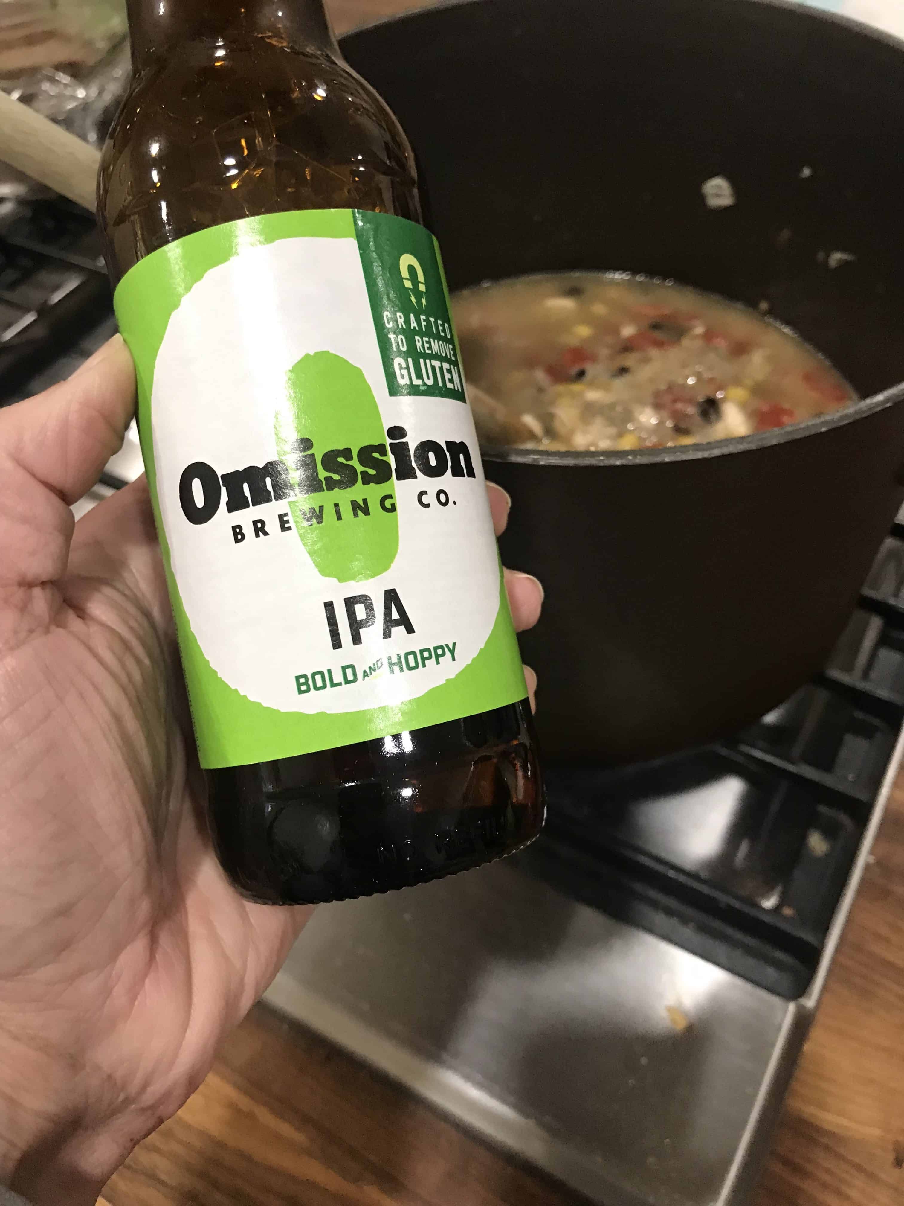 Gluten free beer for tortilla soup