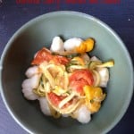 Blistered Cherry Tomatoes With Zucchini Zoodles