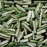Okra Ready For the Oven