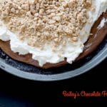Bailey's Chocolate Freezer Pie || Erin Brighton | gluten free | dessert | no bake | Baileys | Heath Bar