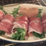 goat cheese and greens stuffed chicken