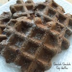 Chocolate Chocolate Chip Waffles