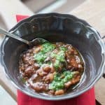 Roasted Veggie Green Chili || Erin Brighton | gluten free | family friendly | family dinner | recipes