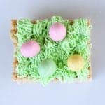 Easter Rice Krispy Treats With Chocolate Eggs || Erin Brighton | Easter treats | easy recipes | kid parties | gluten free desserts | Wilton decorating