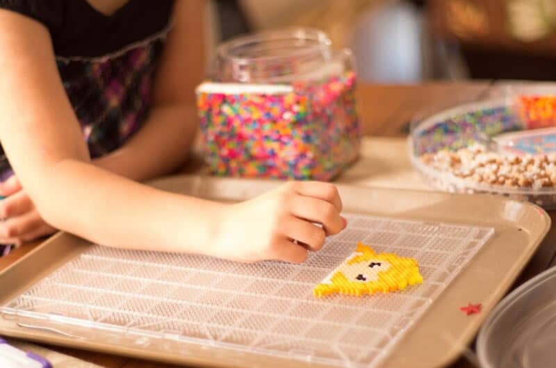 girl making cookies