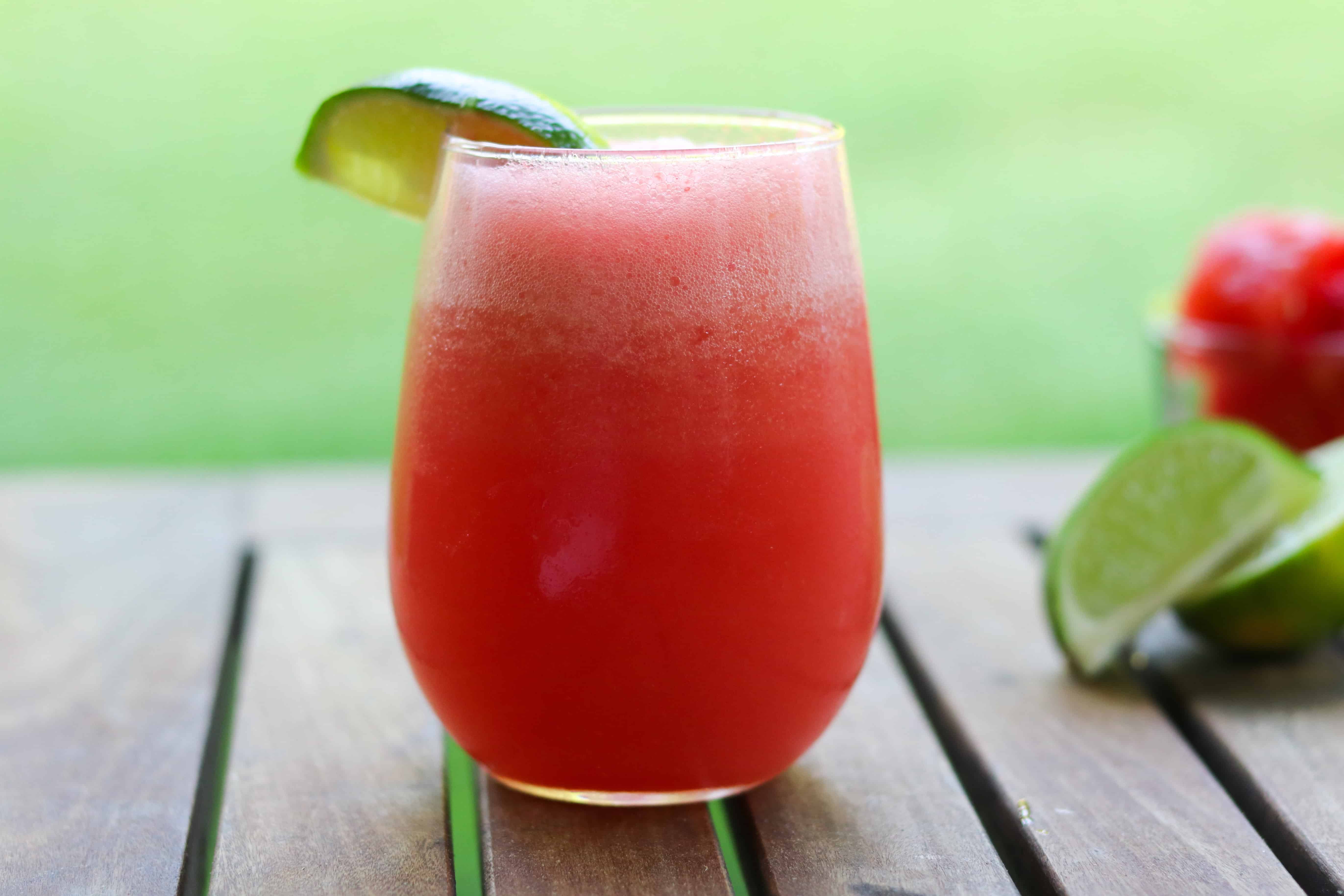 Slushy Watermelon Margarita