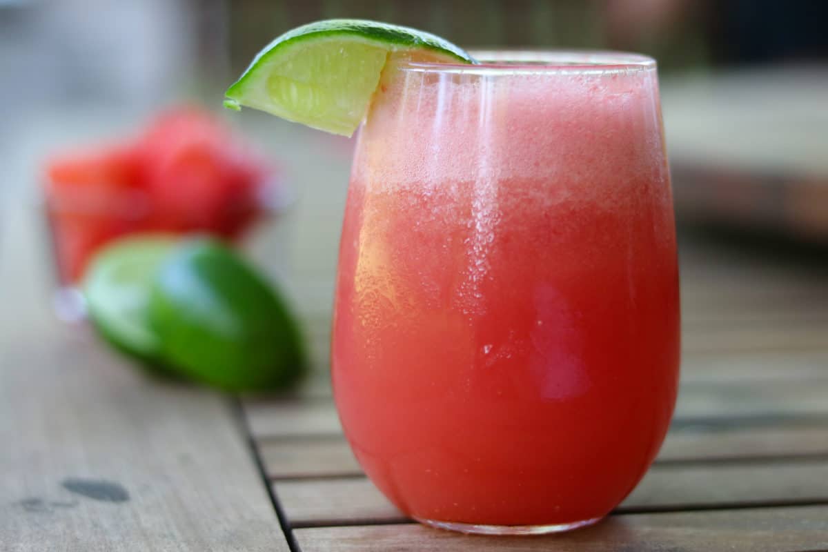 Slushy Watermelon Margarita