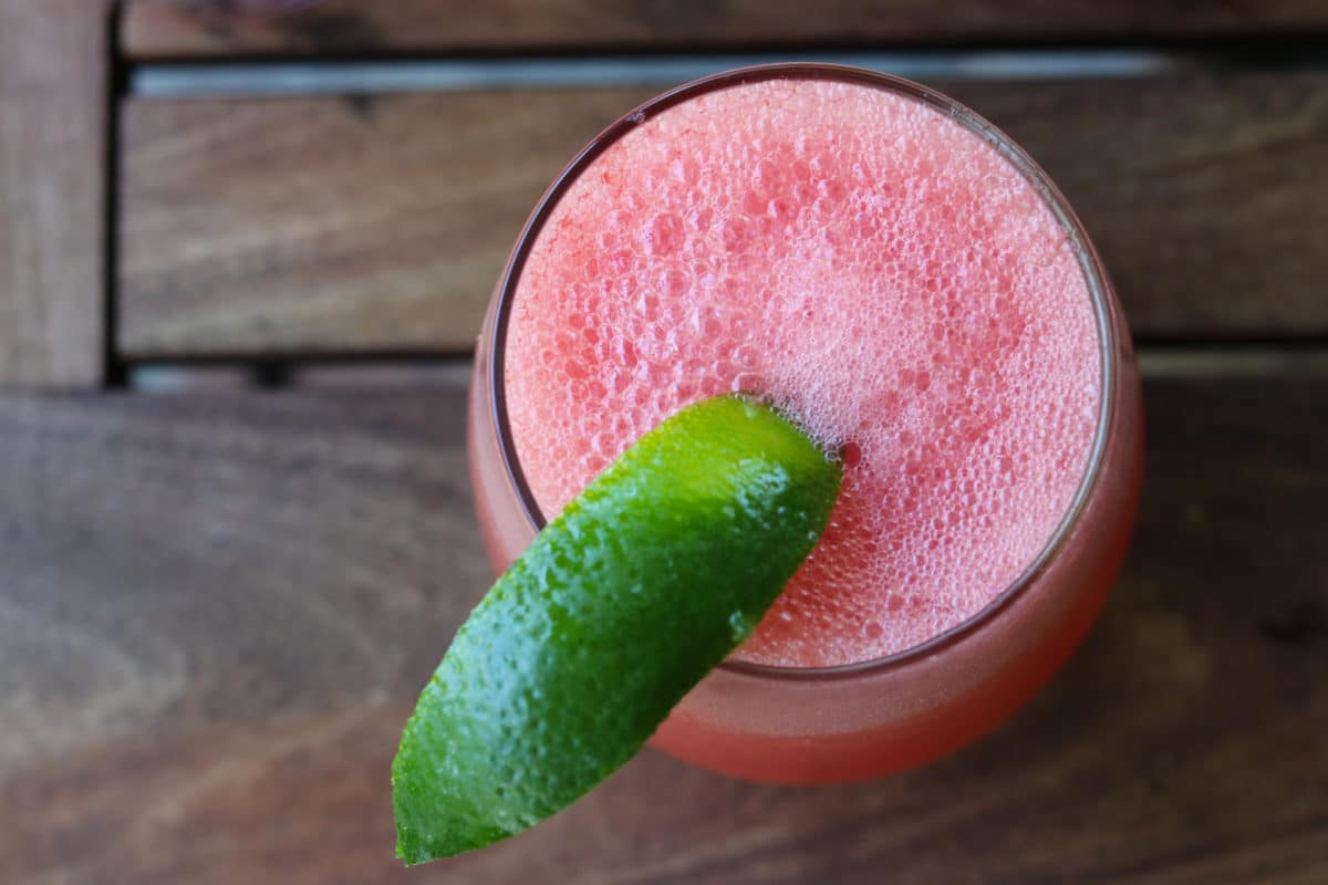 Slushy Watermelon Margarita